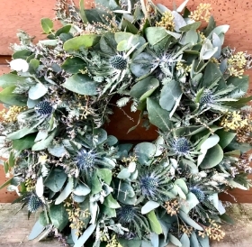Fresh Eucalyptus Door Wreath
