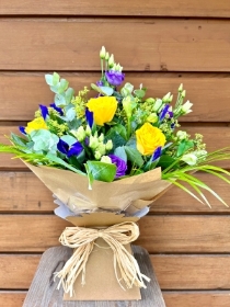 Easter Yellow and Blue Bouquet