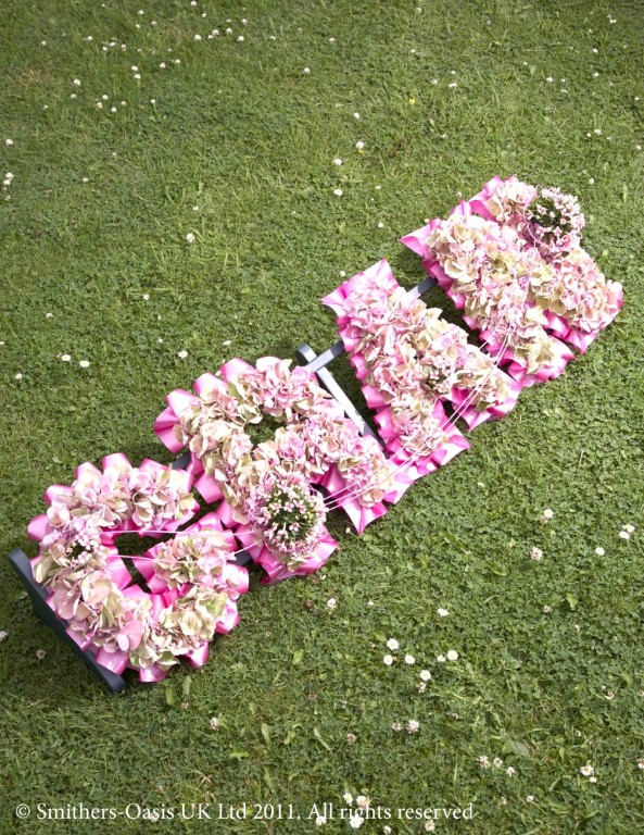 Luxurious Hydrangea Letters