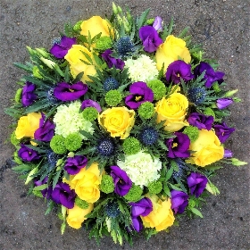 Purple and Yellow Posy