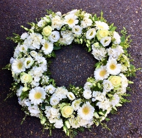 All the Whites Wreath